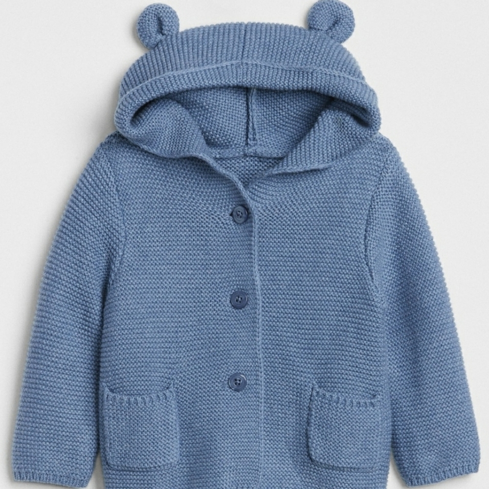Baby Gap blue button sweater